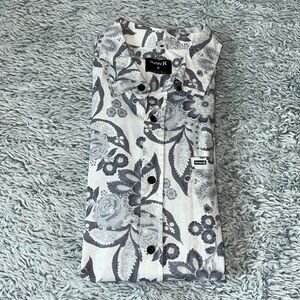 Hurley Button Down Shirt Size Medium